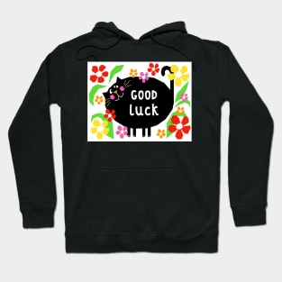 Lucky Black Cat Hoodie